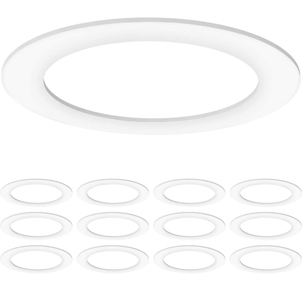 12pack 5-6 inch white goof trim ring (341)